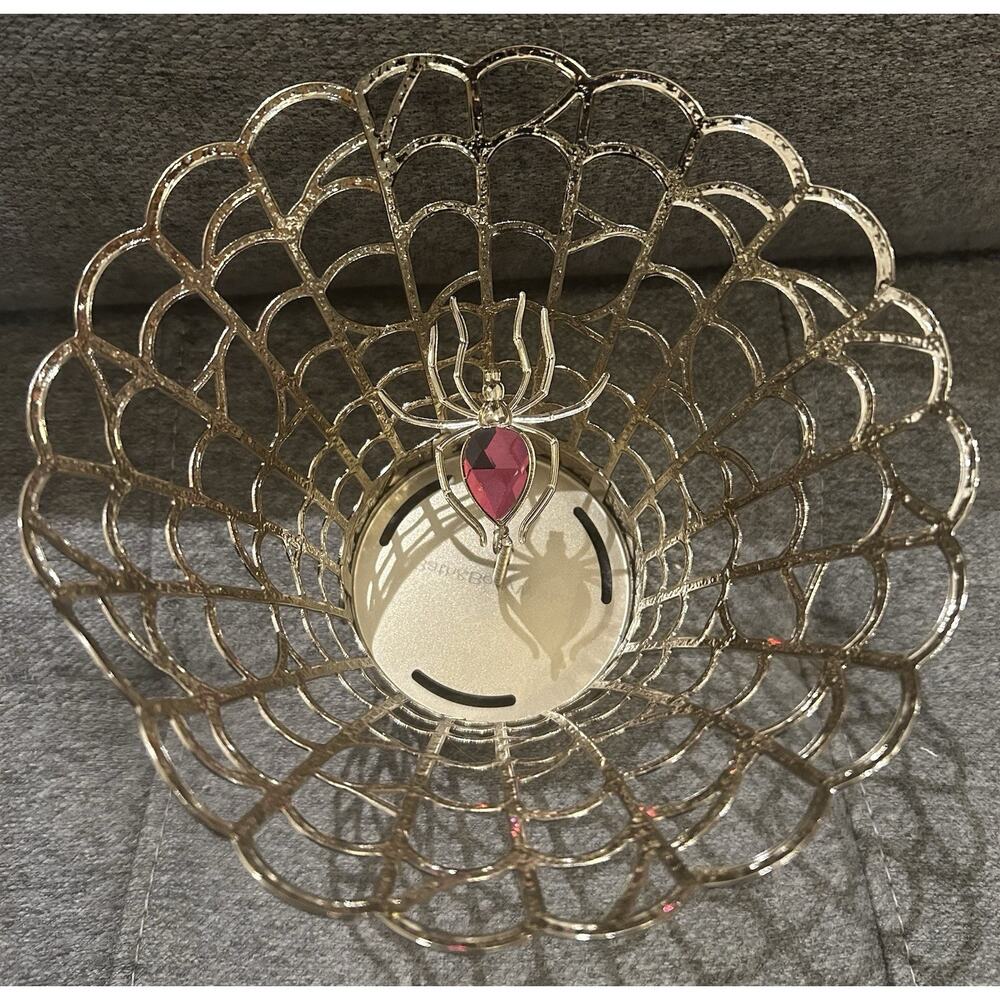 New Bath and Body Works Spider Web Single Wick Candle Holder - Picture 5 of 5